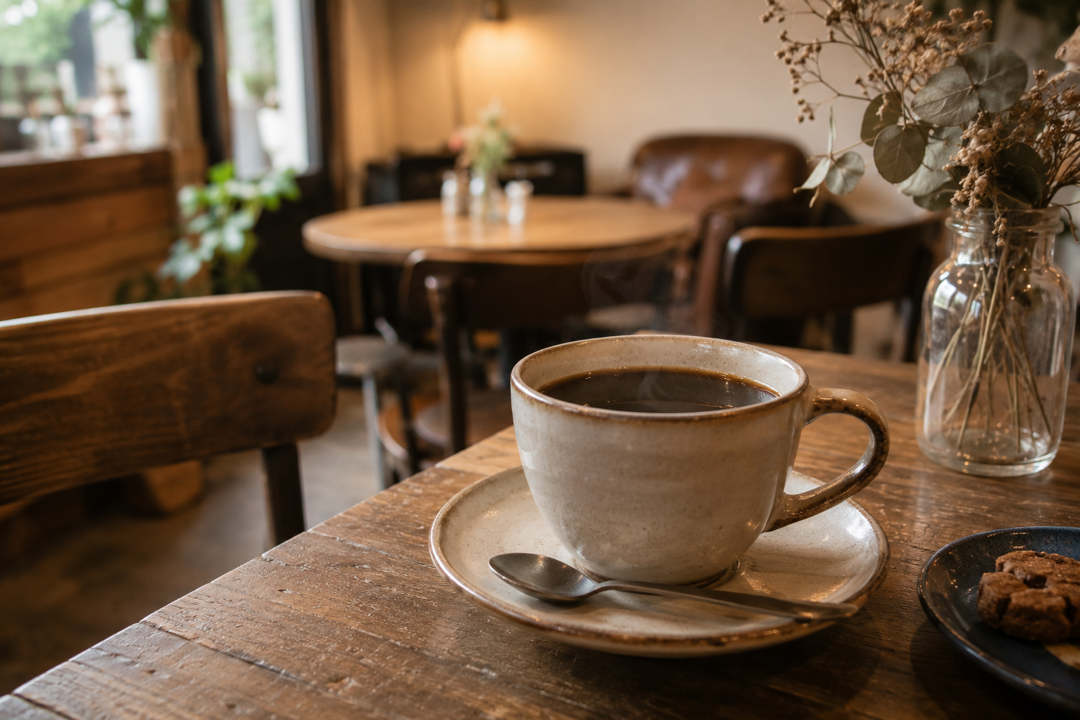 カフェのコーヒー